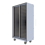 50 Slot Mobile Choral Folio Cabinet - #CMFC-50