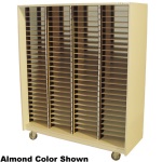 100 Slot Mobile Choral Folio Cabinet - #CMFC-100