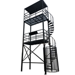 Directors Tower Dual Platform - Spiral Staircase - #DTDPSS