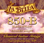 La Bella LB850B Concert (Black Trebles/Golden Basses)