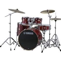 Yamaha Stage Custom Birch Drum Set - Cranberry Red