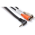 Connection Cables  3.55mm TRS to RCA Dual