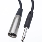 UnBalanced XLR Male to 1/4 Inch