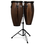 Latin Percussion Aspire Wood Conga Set - Siam Walnut