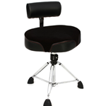 Gibraltar 9808OS-AB Moto-style Oversized Drum Throne with Backrest