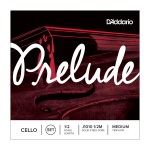 D'Addario Prelude J101012M Cello String Set, 1/2 Scale, Medium Tension