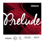 D'Addario Prelude Violin Single J813 3/4 Medium Tension