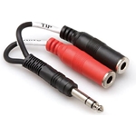 Hosa YPP-117 1/4" TRS to Dual 1/4" TSF Stereo Breakout Cable