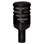 Audix D6 Cardioid Dynamic Kick Drum Microphone