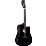 ARTIST 12 STRING DREADNOUGHT, BLACK/GLOSS FINISH