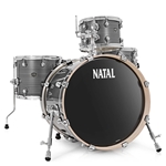 Natal Arcadia 4 Piece Rock Shell kit- Grey Strata