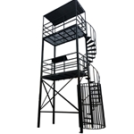 Directors Tower Dual Platform - Spiral Staircase