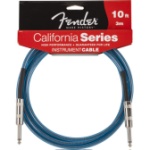 Fender California Cable 10ft- Lake Placid Blue