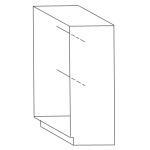 Wardrobe Storage Cabinet 2 Rows 28" - No Top Storage #W22U