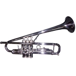 Melhart MTR1000TBS Tilted Bell Silver Trumpet