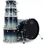 Mapex Saturn 5-piece Studioease Shell kit- Teal Blue Fade