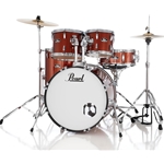 Pearl Roadshow RS525SC/C 5-piece Complete Drum Set with Cymbals - Burnt Orange