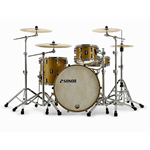 Sonor SQ1 3 piece Shell kit -Satin Gold Metallic