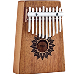 Meinl KL1008H Sound Hole Kalimba 10 Note- Mahogany