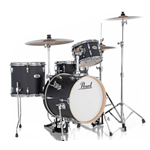 Pearl Midtown Series MT564C752 4-piece Drum Set with Hardware - Matte Asphalt Black