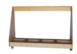 Four Unit Bass Storage Rack - Maple