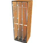 Instrument Cabinet for 3 Guitars, Contrabassoons or Flags