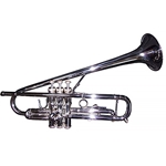 Melhart MTR-1000 Tiltbell Silver Trumpet