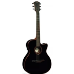 Lag Tramontane T100ACE Auditorium Cutaway Acoustic-Electric Guitar