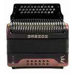 Hohner Corona C-II FBE Diatonic Accordion - Red to Gold