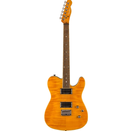 Fender Custom Telecaster FMT HH アンバー Melhart Music Center - Fender Special Edition Custom Telecaster