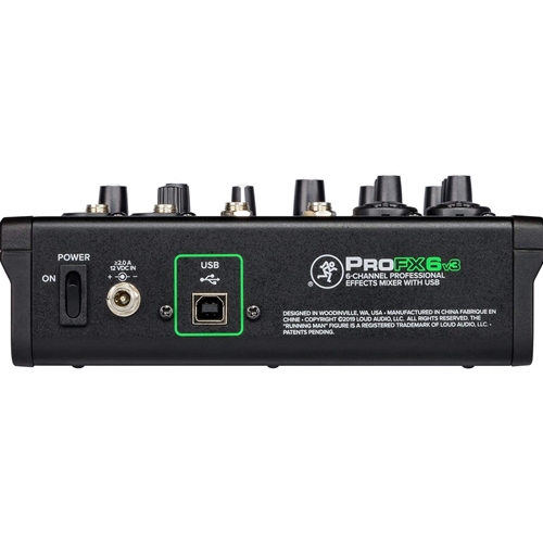 mackie profx6v3 配信セット 6チャンネルアナログミキサー WITH Enhanced FX、USB