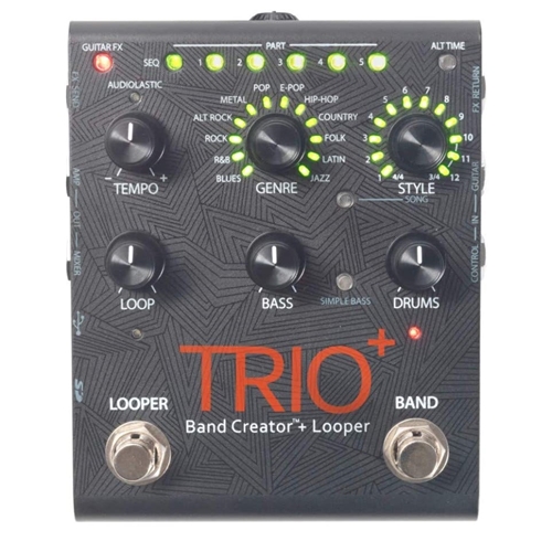 ギター TRIO+ Band Creator & Looper Melhart Music Center - DigiTech Trio+ Band Creator and Looper Pedal