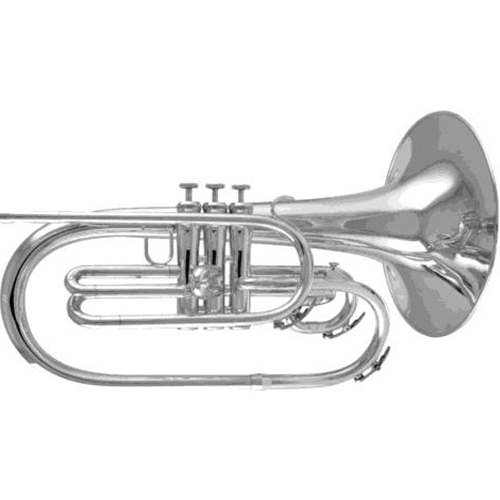 Melhart MMM2204S Silver Marching Mellophone