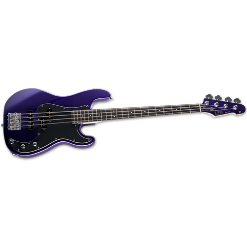 Melhart Music Center ESP LTD Surveyor 87 Bass Guitar Dark Metallic Purple