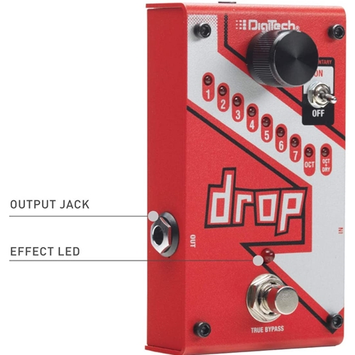 Melhart Music Center DigiTech DROP Compact Polyphonic Drop Tune Pitch Shifter