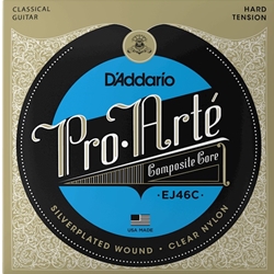 D'Addario EJ46C Pro-Arte Composites Classical Guitar Strings-Hard Tension