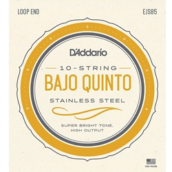 D'Addario EJS85 Bajo Quinto Stainless Steel Set