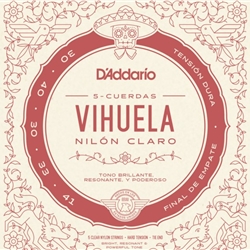 D’Addario MV10H Vihuela Hard Tension Strings