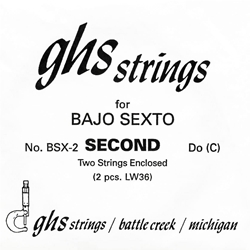 GHS BSX2 Bajo Sexto Guitar String Pair