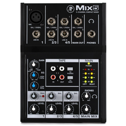 Mackie Mix5 5-channel Compact Mixer