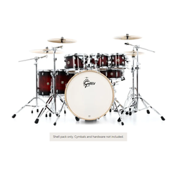 Gretsch Drums Catalina Maple 7-piece Shell Kit with Snare Drum - Deep Cherry Burst