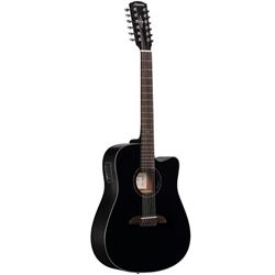 ARTIST 12 STRING DREADNOUGHT, BLACK/GLOSS FINISH