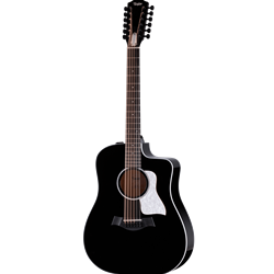 Taylor 250ce Plus Acoustic-electric Doce Doble - Black
