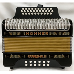 Hohner Corona II GCF Accordion Black