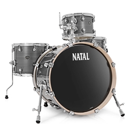 Natal Arcadia 4 Piece Rock Shell kit- Grey Strata