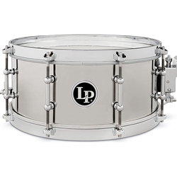 Latin Percussion Stainless Steel Salsa Snare - 5.5 x 13 inch