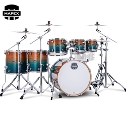 Mapex Armory Limited Edition 7-Piece Drum Shell Pack Garnet Ocean LTAR728SCI