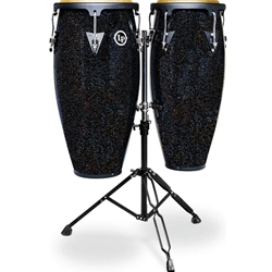 Latin Percussion Aspire Santana Conga - Black Magic, 2-pack