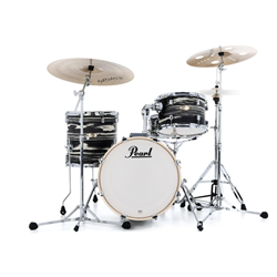 Pearl Decade Maple 4-piece Shell Pack - Black Satin Marble