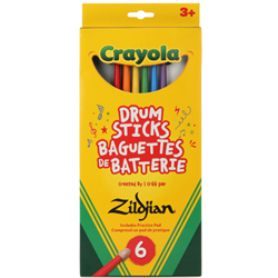 Zildjian x Crayola Kids Drumsticks Set - Multicolored